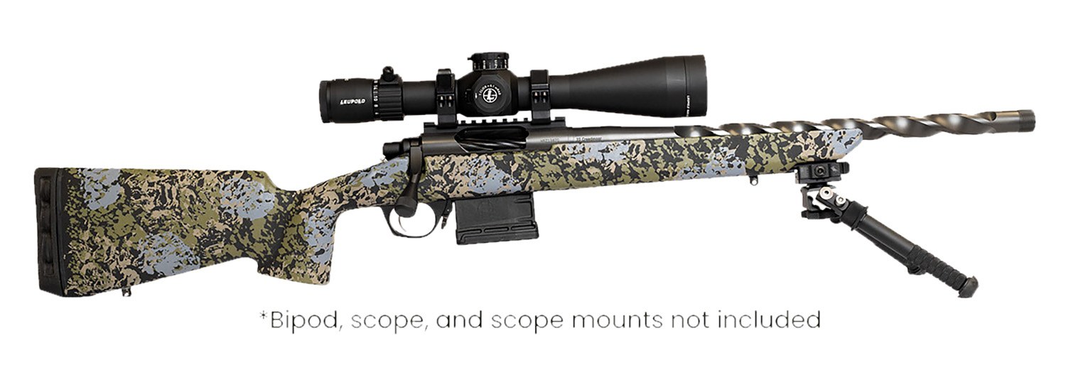 Horizon Firearms RF006P221816T12 Vandal X 22 Creedmoor 18" Black Fluted Threaded Barrel, Drilled & Tapped Receiver, Iota EKO X Carbon Fiber Stock
