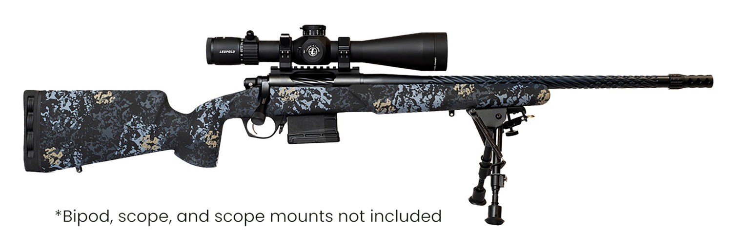 Horizon Firearms HRF-VNP-300P-24R-P Vandal Prime 300 PRC 24" Black Chrome Spiral Fluted Threaded Barrel, Black Chrome Steel Receiver with Picatinny