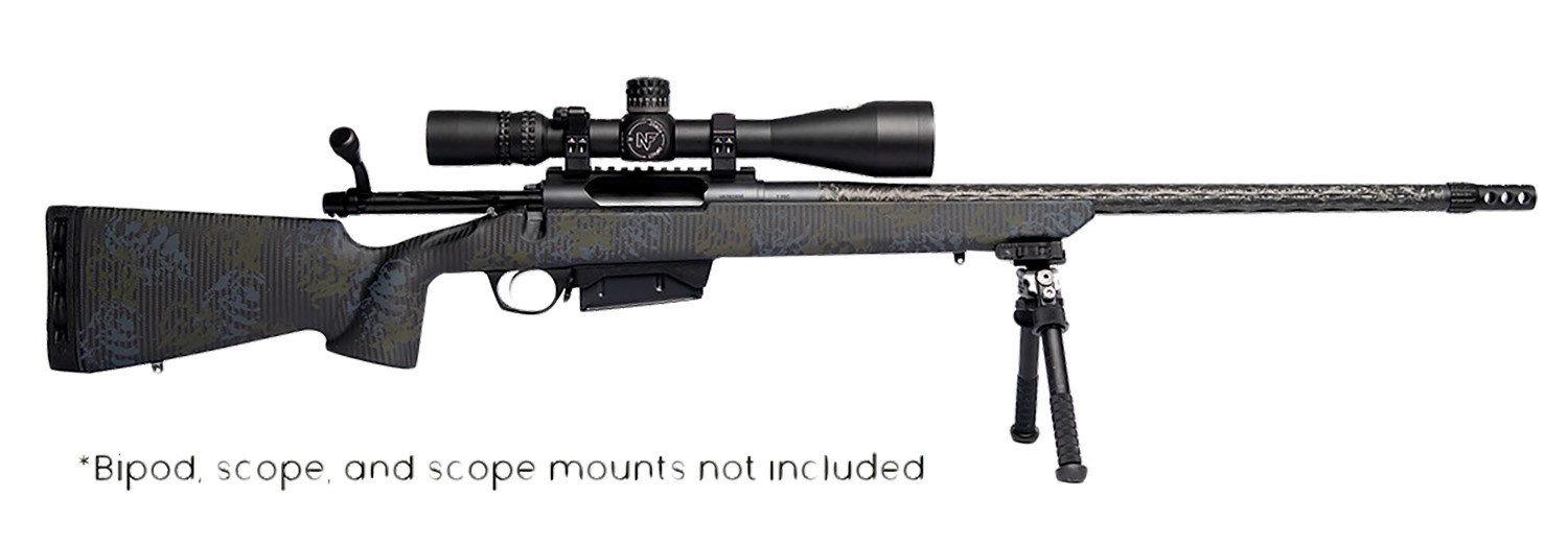 Horizon Firearms RF019C392216C20 Vandal Carbon II 7mm PRC 22" Black Fluted Barrel, Black Drilled & Tapped Receiver, Black Iota EKO X Carbon Fiber