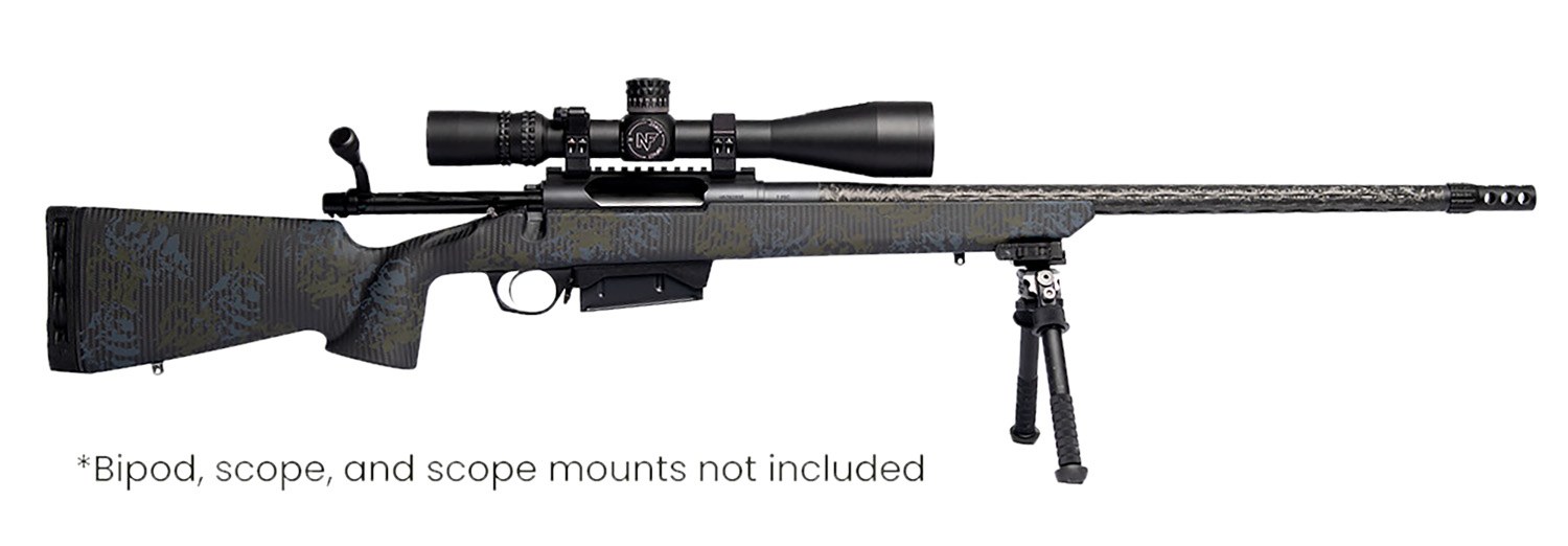 Horizon Firearms RF019C502216C20 Vandal Carbon II 7mm Back Country 22" Black Fluted Barrel, Black Drilled & Tapped Receiver, Black Iota EKO X