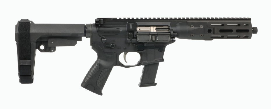 LWRC ICP9B8SBA3 IC-9 9mm Luger 8.50" 30+1 Black Nitride Threaded Barrel, Black Anodized Aluminum Picatinny Rail Receiver, SB Tactical SBA3 Brace, LWRC