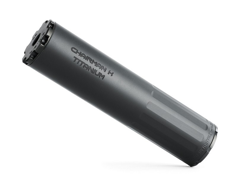 Boss Chairman Tik - 5/8-24 - Standard End Cap 7.62 Compact Light Weight Duty Rated Silencer Titanium Corestandard End Cap Non-Gas Blowback Action