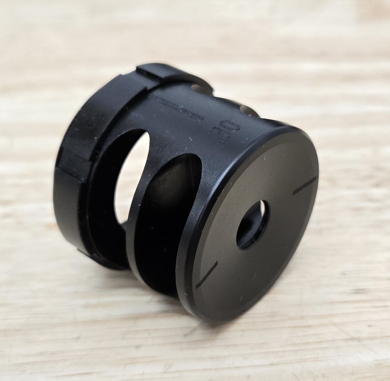 Boss 7.62/.30 End Cap for 1.5IN Boss Silencer Models Only Stainless End Cap Brake Black EC-150-762-SS-BR-BLK