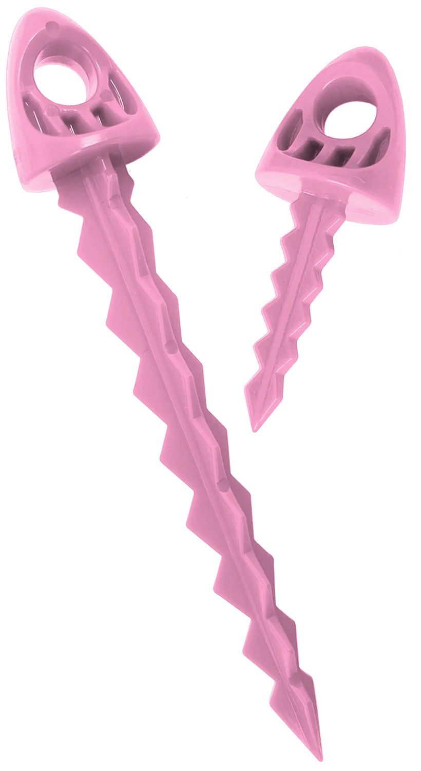 Targettack Llc Targettack Pink Polycarbonate Plastic 1"/3" for Paper/Vinyl Targets 12 Pack *Variety