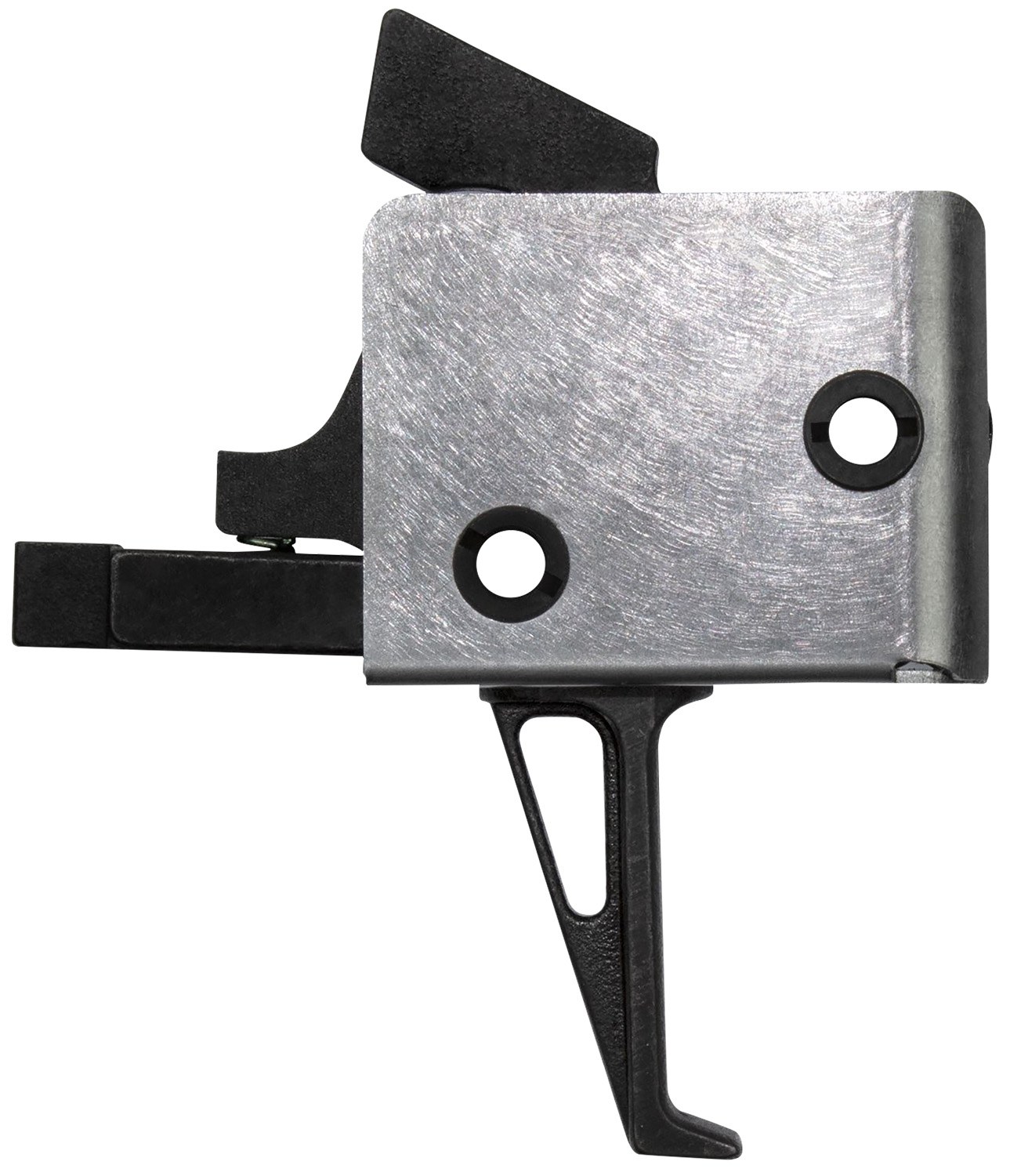 CMC Triggers 91503 Drop-In Single-Stage Flat Trigger with 3-3.50 Lbs Draw Weight & Black/Silver Finish