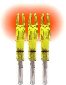Lumenok Lighted Nocks HD Orange S 3-Pack.