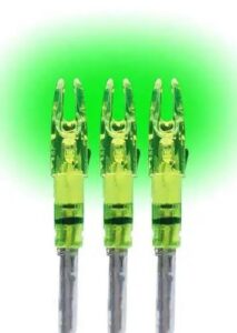 Lumenok Lighted Nocks Green S 3-Pack.