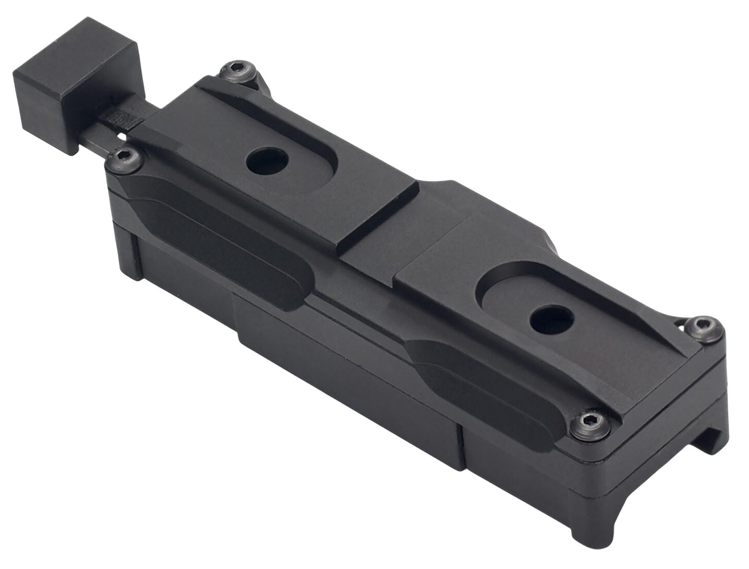 Kinetic Development Group SID5-110 Sidelock Black Aluminum Compatible with Aimpoint Patrol Rifle Optic PRO/Comp M4