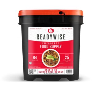 ReadyWise RWGF01184 Gluten Free Freeze Dried Entrees 84 Servings per Bucket