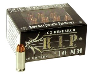 G2 Research G00601 R.I.P 10mmAuto 115gr Fracturing Hollow Point 20 per Box/25 Case