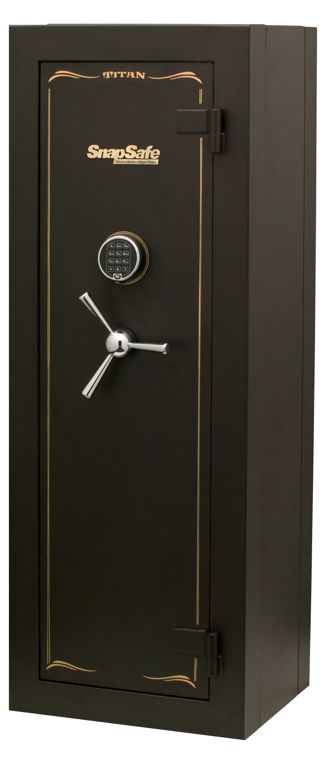 Hornady SnapSafe 75010 Titan Modular Safe Access Code/Key Entry, Black 9 Gauge Steel, 9 Gun Slots, 12+ Long Gun Capacity - Image 2