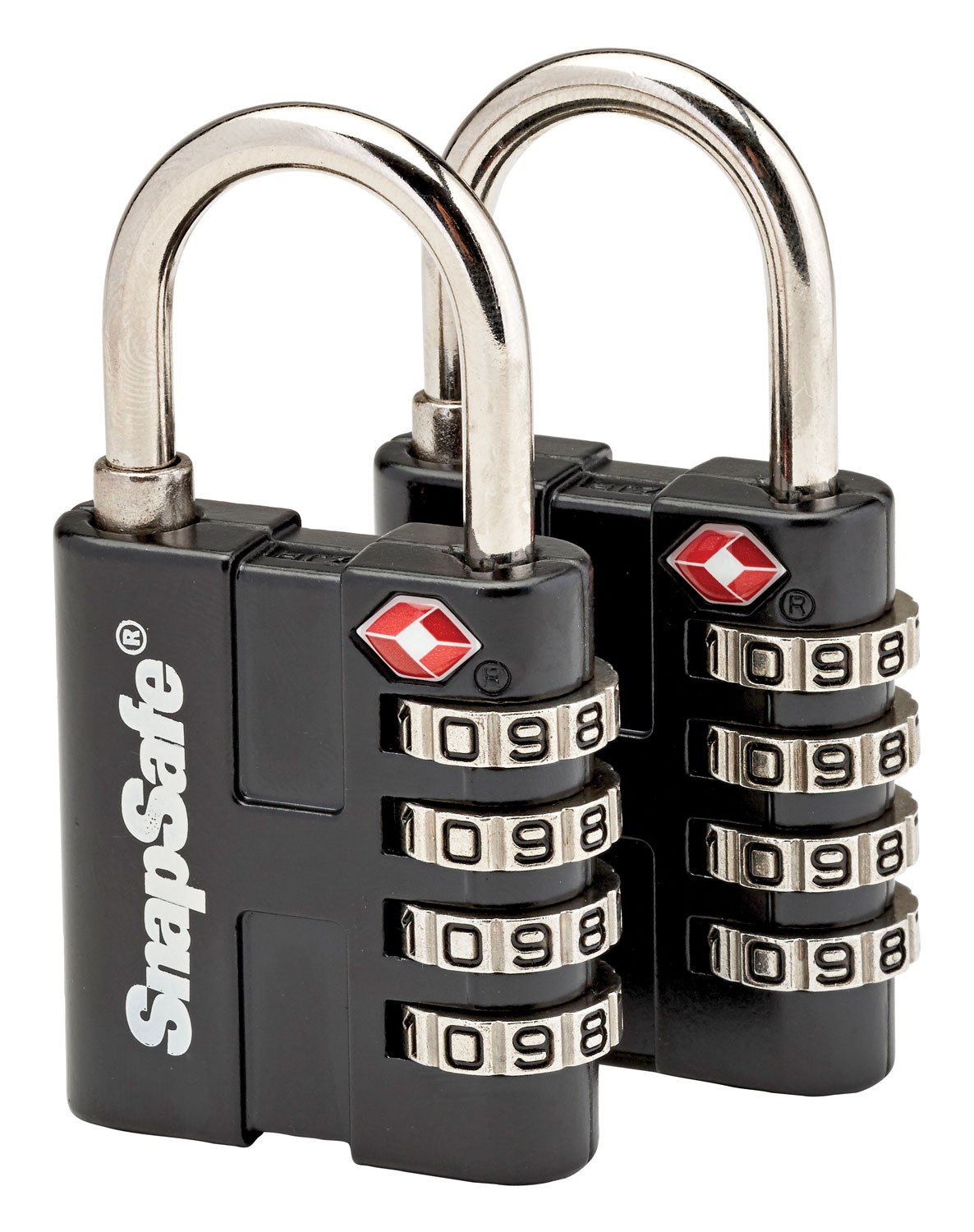 Hornady SnapSafe 76020 TSA Lock Resettable Open with Combination Metal 2 per Pkg