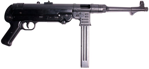 American Tactical GSG GSGGERGMP409X MP40 9mm Luger Caliber with 10.80" Barrel, 25+1 Capacity, Black Metal Finish, Black Polymer Grip Right Hand - Image 2