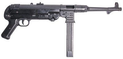 American Tactical GSG GSGGERGMP409X MP40 9mm Luger Caliber with 10.80" Barrel, 25+1 Capacity, Black Metal Finish, Black Polymer Grip Right Hand - Image 3