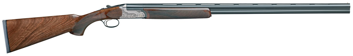 Rizzini USA 2403-410 BR110 Light Luxe 410 Gauge 28" O/U VR 2-Round 2.75" Gray Anodized Turkish Walnut Fixed Pistol Grip Stock Right Hand (Full Size)