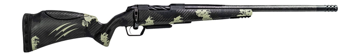 Fierce Firearms ROGSCMX22CM18BF Carbon Mini Rogue XP 22 Creedmoor 3+1 18" Carbon Fiber Match Grade Barrel, Black DLC Stainless Steel Drilled &