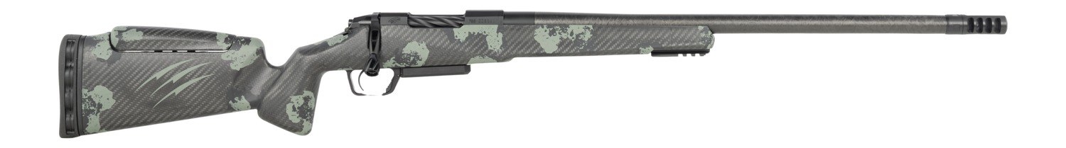 Fierce Firearms RIVSCX7PRC22BF Carbon Rival XP 2.0 7mm PRC 3+1 22" Carbon Fiber Match Grade Barrel, Black Cerakote Stainless Steel Drilled &