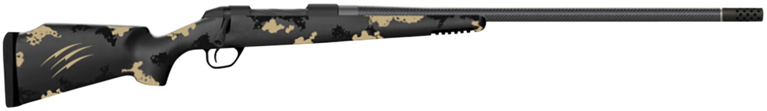 Fierce Firearms FCRG7PRC24BU Carbon Rage Full Size 7mm PRC 3+1 24" Black C3 Carbon Fiber Barrel, Black Cerakote Steel Receiver, Urban Camo Stock