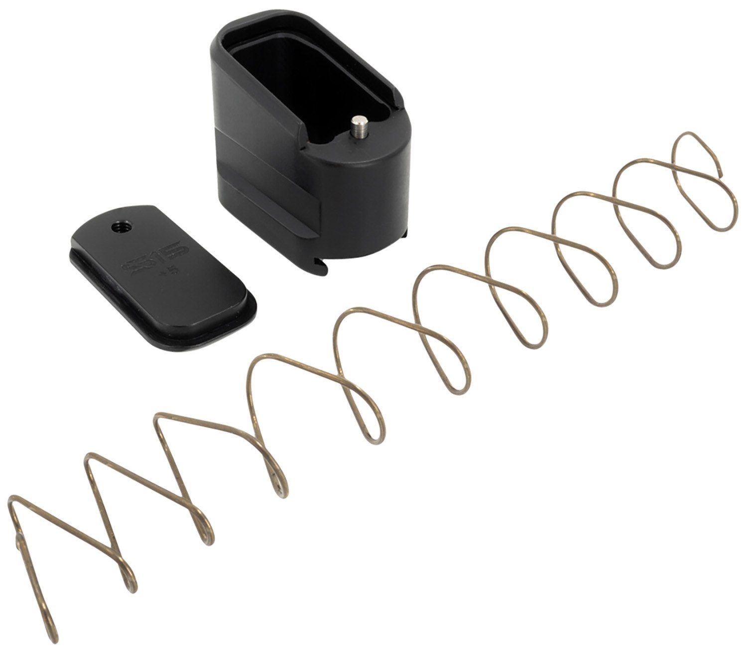 Shield Arms SAS15ME5BLK Magazine Extension 5-Round Compatible with Shield Arms S15 Magazine, Black Anodized Aluminum