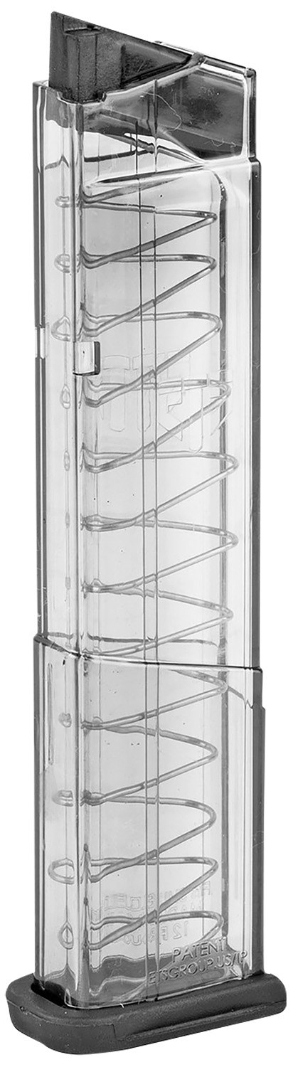 ETS Group SW9SHD12 Pistol Magazines 12-Round 9mm Luger for S&W M&P Shield Clear Detachable