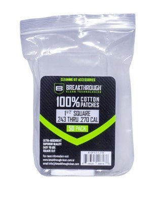 Breakthrough Clean BTCPS11250 Square Patches 243/270 Cal 1.5" 50 Pieces - Image 2