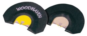 Woodhaven WH320 Talon Diaphragm Call Triple Reed Turkey Hen Sounds Attracts Turkeys Black