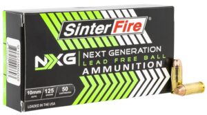 SinterFire Inc SF10125NXG Next Generation (NXG) 10mmAuto 125gr Lead Free Ball 50 per Box/20 Case