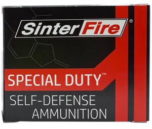 SinterFire Inc SF40125SD Special Duty (SD) 40S&W 125gr Lead Free Frangible Hollow Point 20 per Box/10 Case