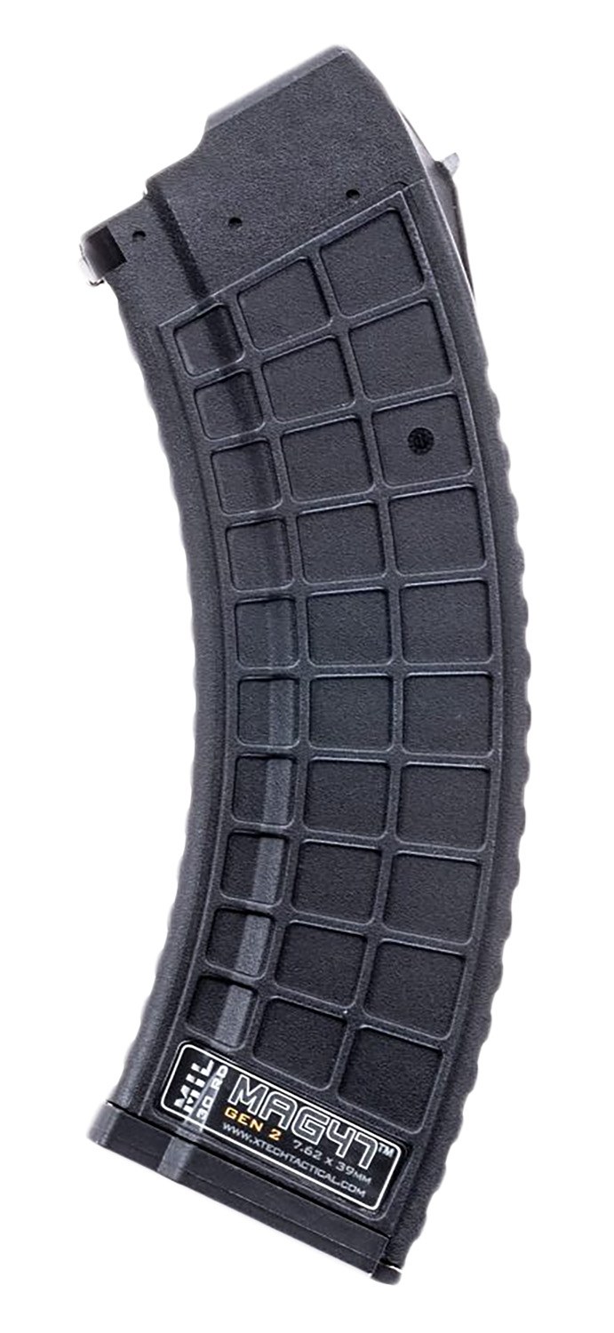 Xtech Tacitcal XTT135BLKELITE Elite 30-Round 7.62X39 Fits AK-47 Black Stainless Steel