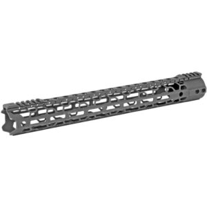 Odin Works F17MLO2308206 02 Lite AR-10 M-LOK Forend 17.50" M-LOK, Black Aluminum, Mounting Hardware Included for AR-10