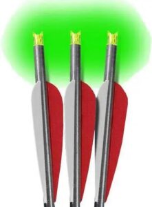 Lumenok Crossbow Bolts 20 In. Barnett Green Moon 3-Pack.