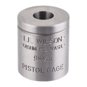 L.E. Wilson Wilson Pistol Max Case Gages Pistol Max Gage 9MM Luger