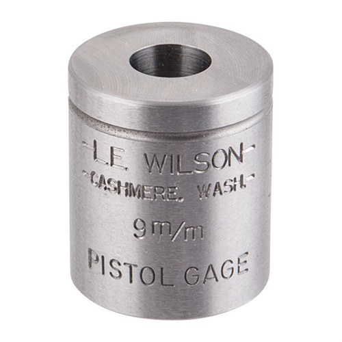 L.E. Wilson Wilson Pistol Max Case Gages Pistol Max Gage 9MM Luger