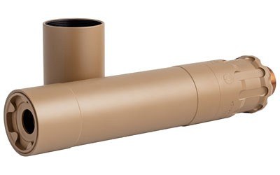 Rugged Suppressors OBSIDIAN45 FDE 45 Auto Full Auto Rated 6.7IN to 8.6IN Length