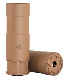Rugged Suppressors OCULUS22 FDE 22LR/5.7X28MM Belt Fed Rated 3.25IN to 5.25IN Length