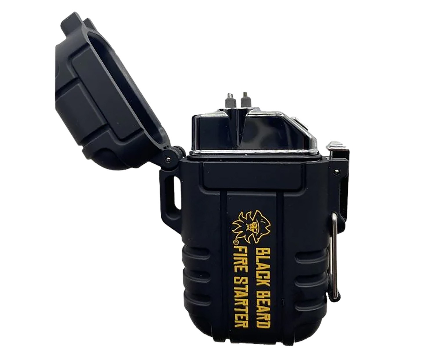 Black Beard Fire Starters ARC ARC ARC Lighter Black Includes USB Charging Cord