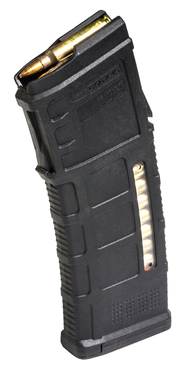 Magpul MAG575BLK PMAG GEN M3 30-Round Detachable with Capacity Window 5.56x45mm NATO Fits Steyr Arms AUG/F88/F90 Black Polymer