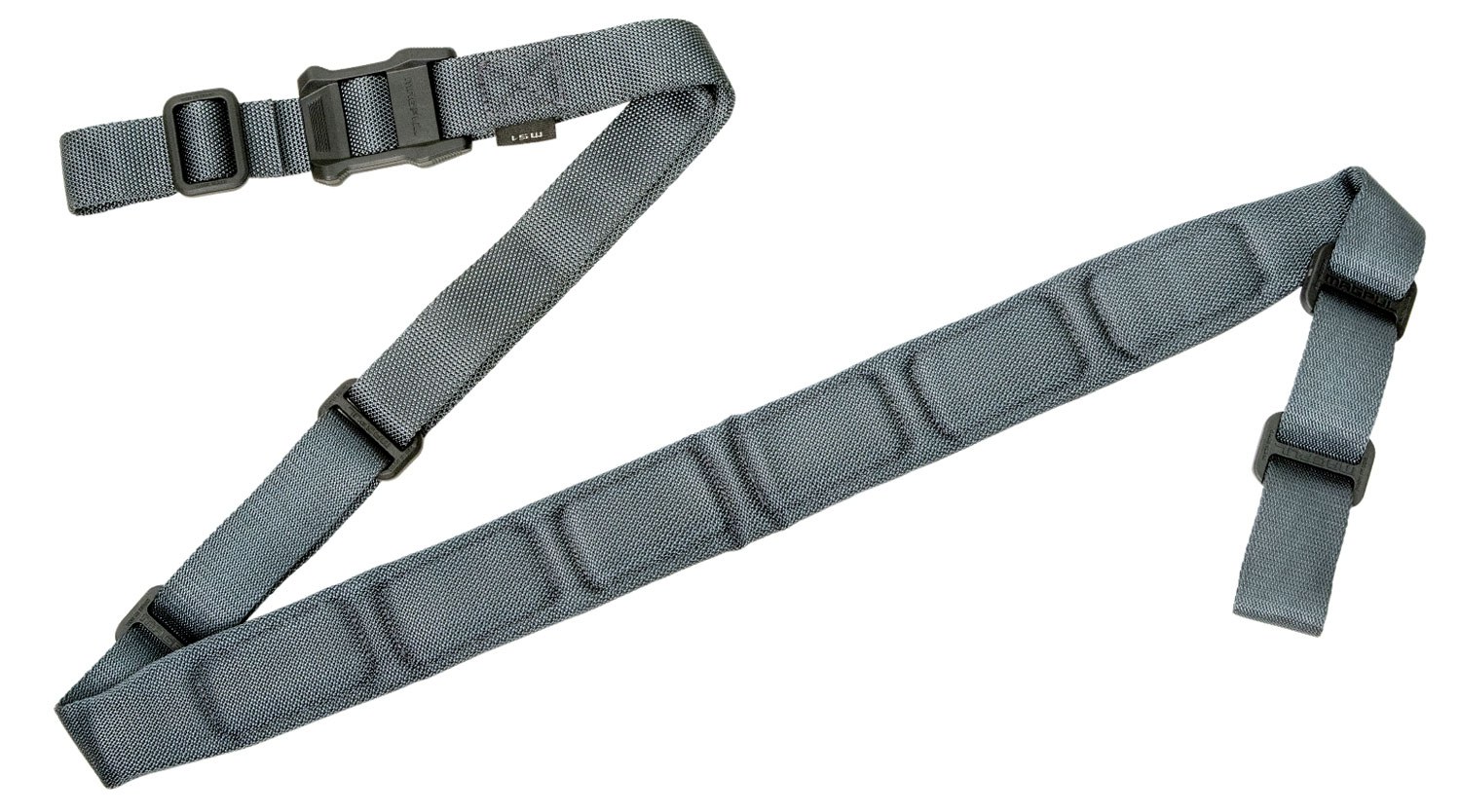 Magpul MAG545GRY MS1 Sling Gray Nylon 48"-60" OAL Padded Two-Point Rifle