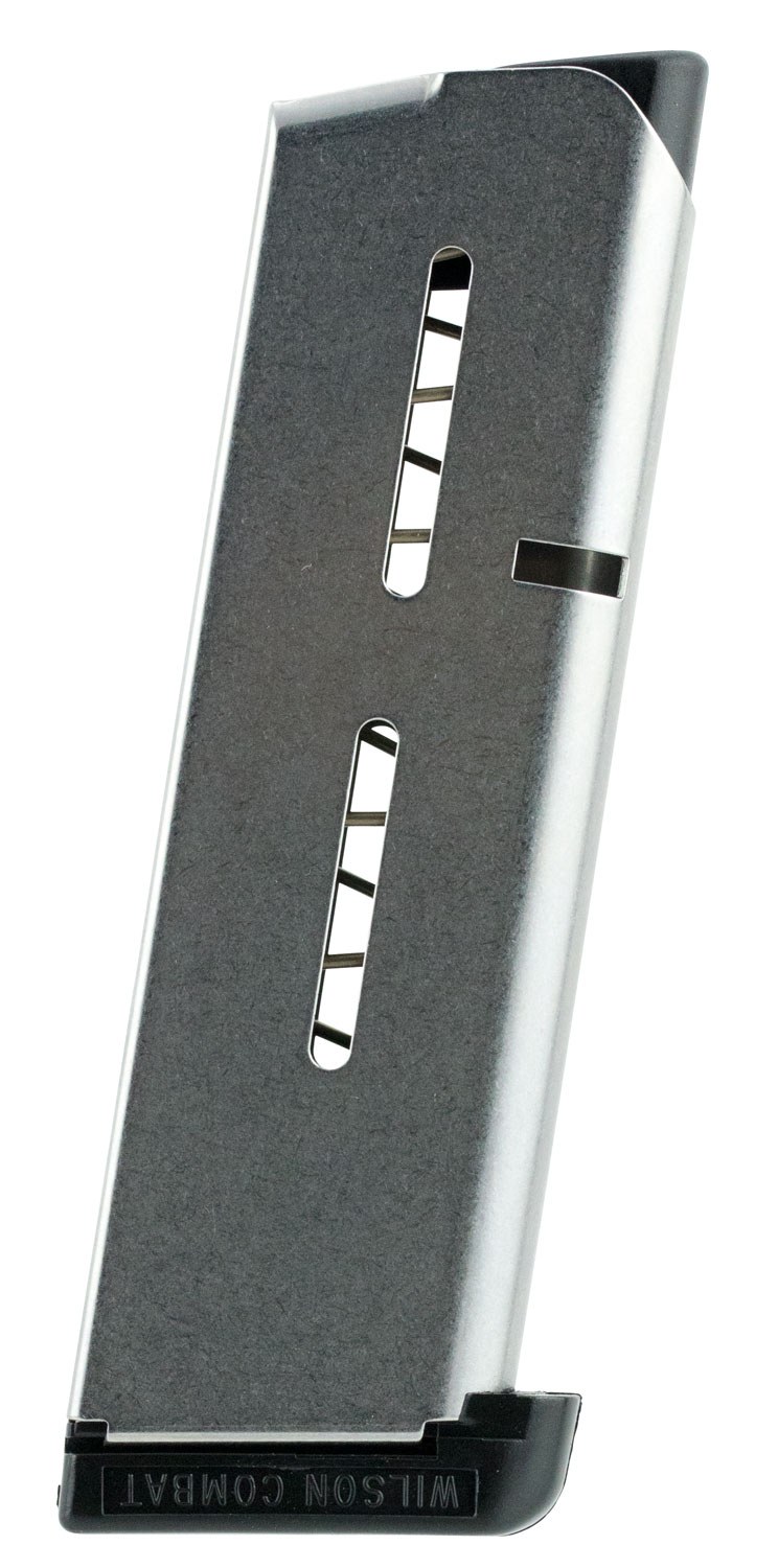 Wilson Combat 47OX 1911 7-Round Detachable with Standard Floor Plate 45 ACP Stainless Steel
