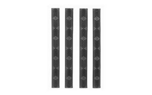 M-LOK Rail Cover Ergo Wedgelok 4-PACK Wedgelock Rail Cover M-LOK Compatible Polymer Black 6.25''