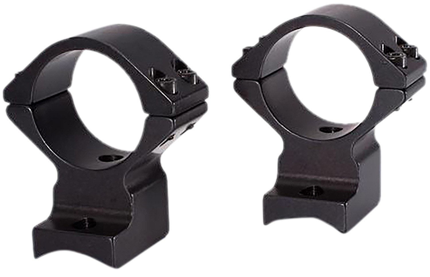 Talley 95X719 Scope Mount/Ring Combo Black Anodized Aluminum 1" Tube, Savage (8-40) Round Receiver with Accutrigger, High Rings