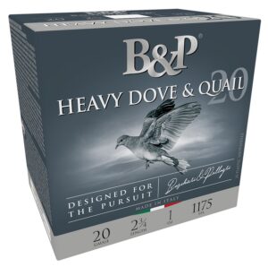 B&P Ammunition 20BD8 Heavy Dove & Quail 20Gauge 2.75" 1oz 8Shot 25 per Box/10 Case