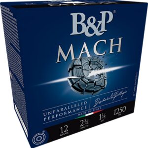 B&p Ammunition 12B18F85 Mach LV 12Gauge 2.75" 1 1/8oz 8.5Shot 25 per Box/10 Case