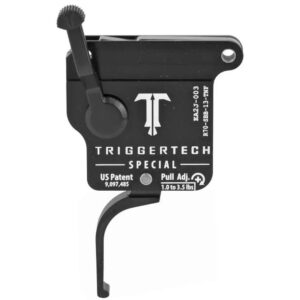 Trigger Tech R700 Black Special Flat Black/Black Single Stage RH Trigger 1 to 3.5 Lbs
