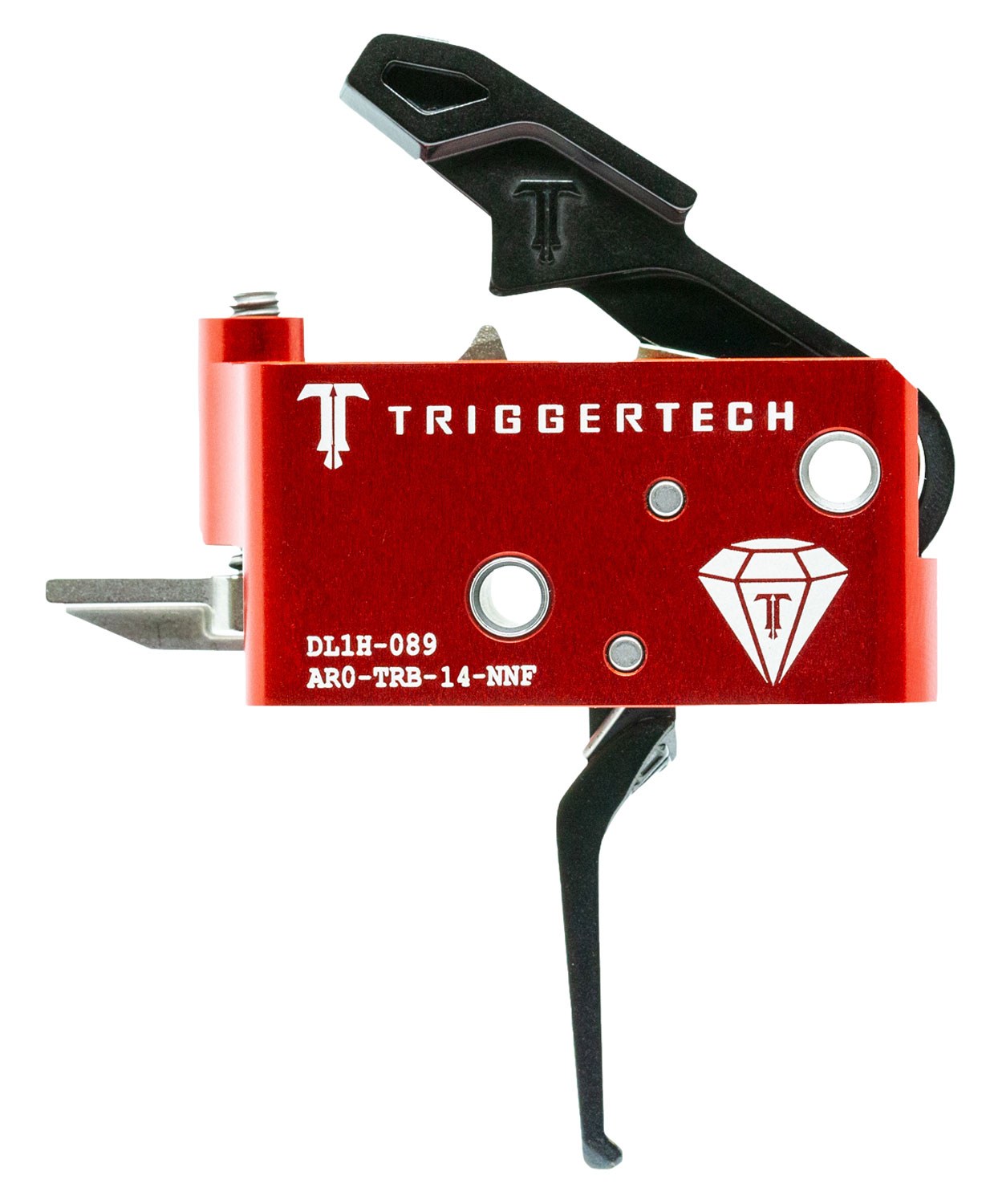 TriggerTech AROTRB14NNF Diamond Two-Stage Flat Trigger with 1.50-4 Lbs Draw Weight for AR-15 Right - Image 2