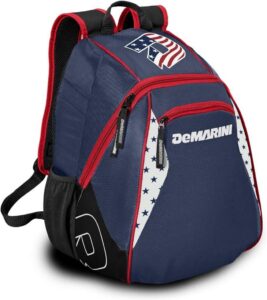 DeMarini Voodoo Junior Backpack - Red/Blue