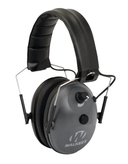 Walker's GWPWLK1MEM Single Mic Electronic Muff 24 dB Over the Head Gray/Black Polymer - Image 2