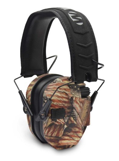 Walker's GWPRSEMBARM Razor Slim Electronic Muff 23 dB Over the Head USA Flag with Black Polymer - Image 2