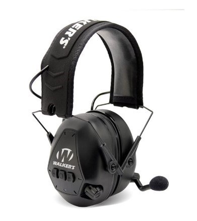Walker's GWPBTPAS Bluetooth Passive Muff 26 dB Over the Head Black Polymer - Image 2