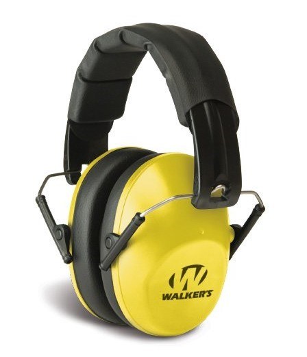 Walker's GWPFPM1YL Pro Low Profile Passive Muff 22 dB Over the Head Black/Yellow Polymer - Image 2